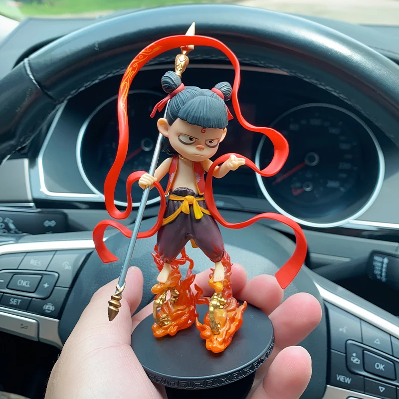 

Motong Jiangshi Nezha Small Ornaments Nezha Ao Ba Taiyi Real Person Yin Fu Man Jie Beast Hand-Made Model Collect Gifts And