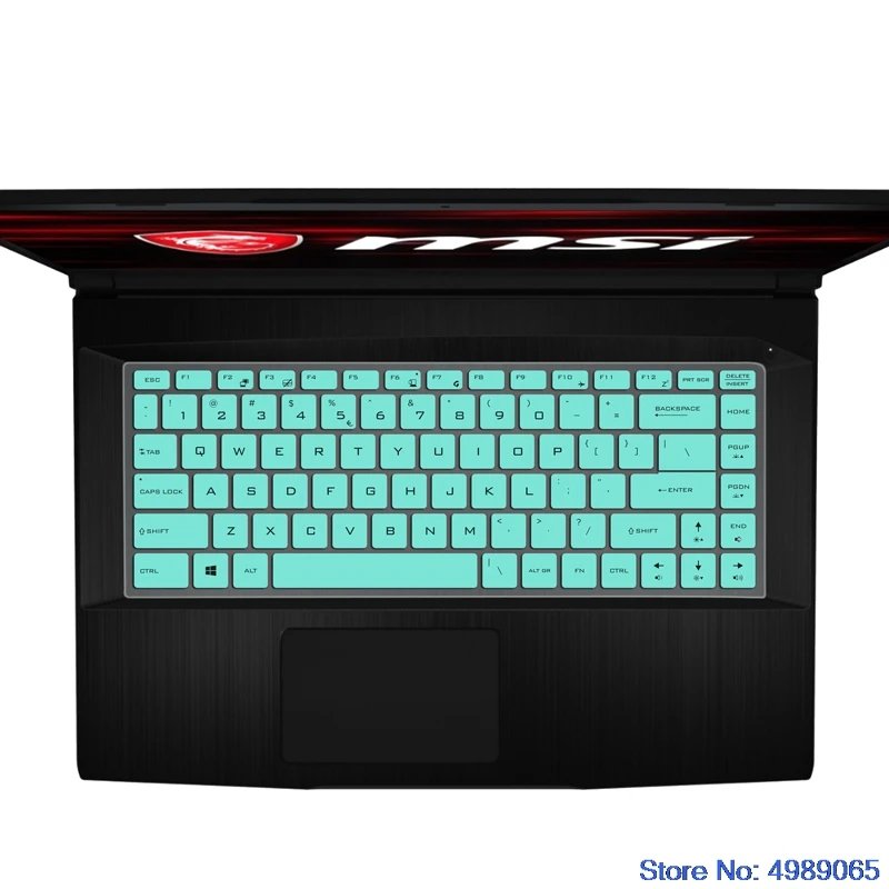 Keyboard Silicone Keyboard Skin Cover for Msi Gf63 Ps42 Ps63 P65 Gs65 8Rd 8Re 8Rb 8Rcx 8Re-014Cn 15.6