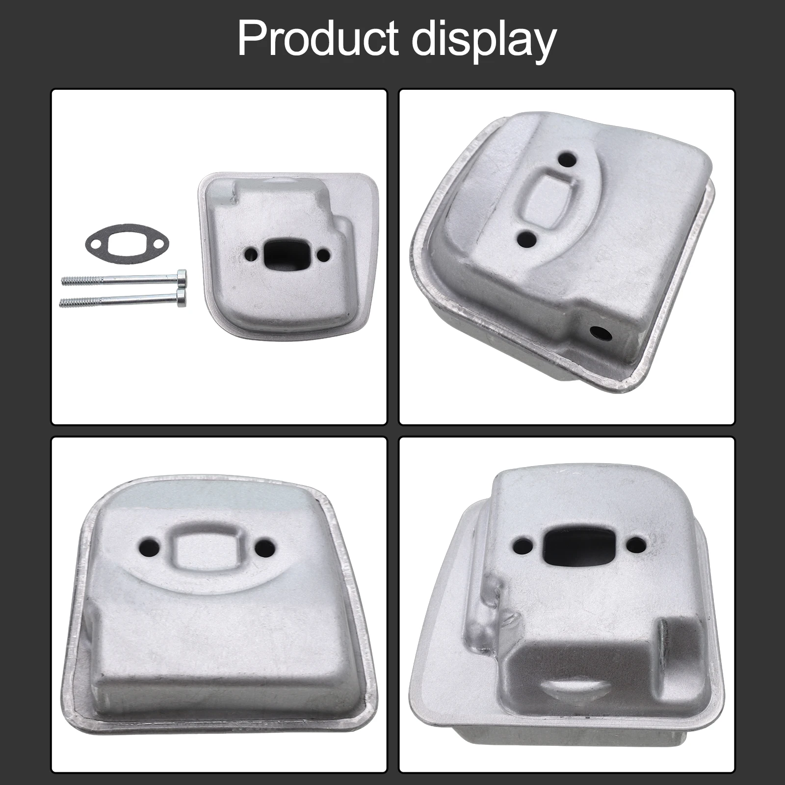 

1pc For FS55 Exhaust Muffler With Gasket For Garden Chainsaw Tool Spare Parts Lawn Mower Trimmer Garden Power Tools Accessories