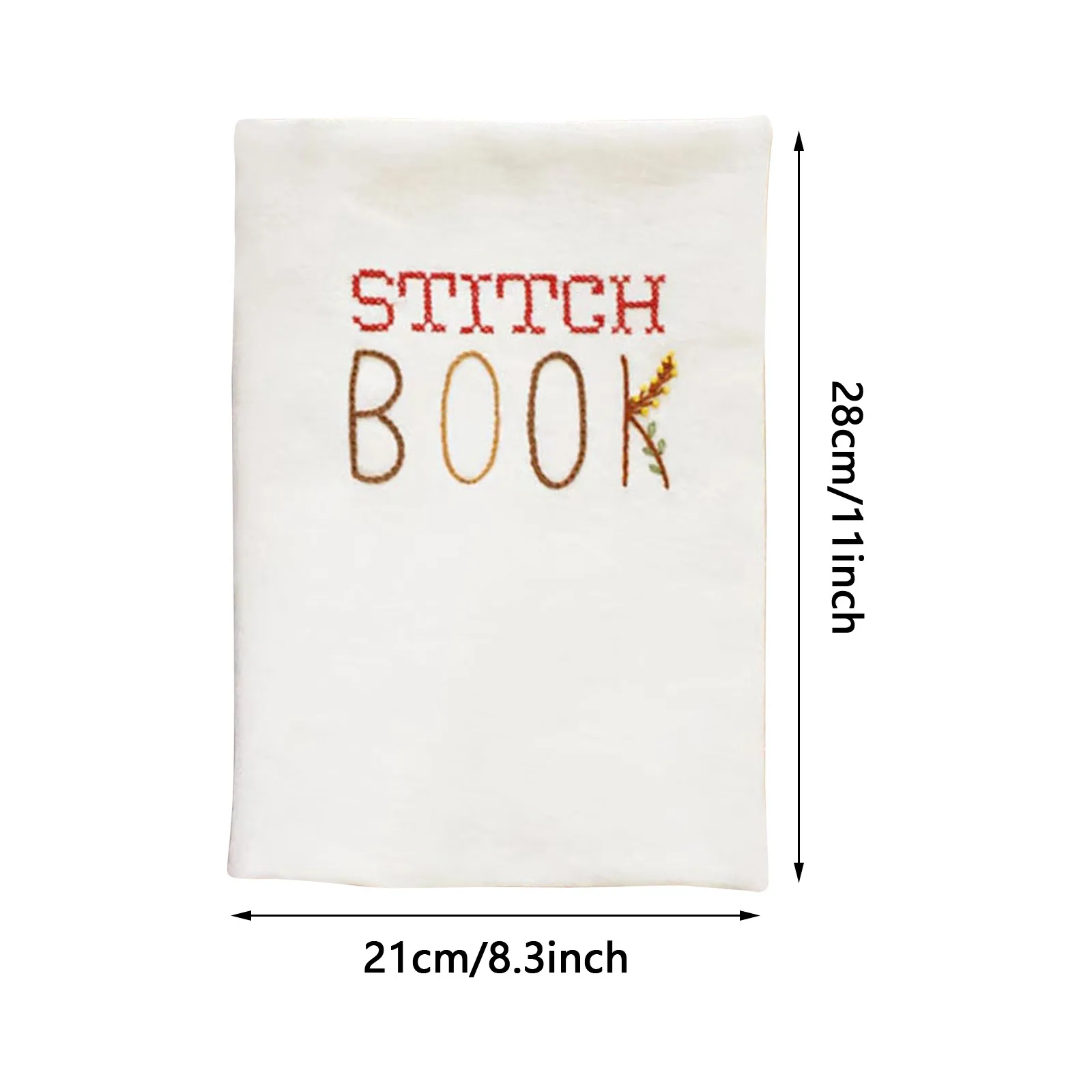 Stitch Book Diy Set Creative Embroidery Book Cartoon Printing Handmade Drawing Needlework Loose Leaf Linen Needlework