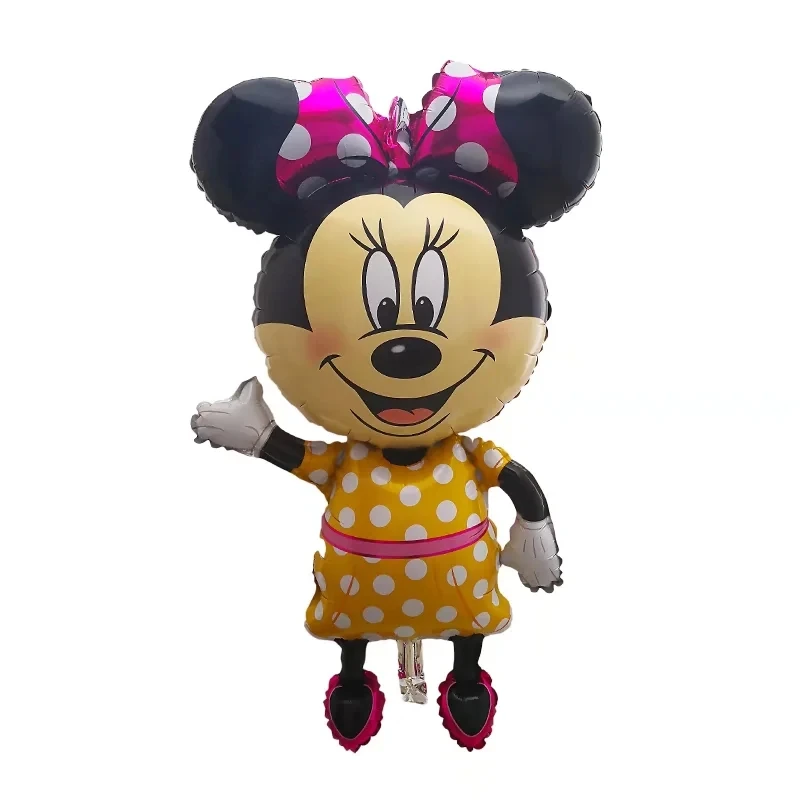 Standing Mickey Minnie Disney Cartoon Balloon Mickey Theme Birthday Party Decoration Foil Balloon Baby Shower Children's Toy images - 6