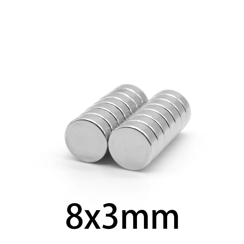 Lots 60mm x 2.5mm Round Disc Strong Rare-Earth Neodymium Magnets N50 Hole 8mm 