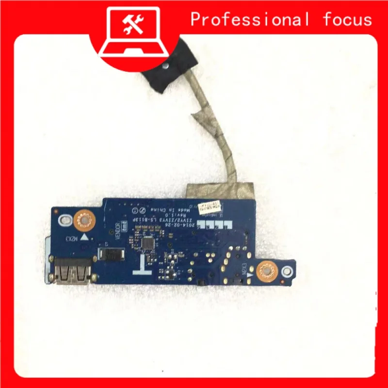 Per Lenovo Y50 Y50-70 Zivy2 Zivy3 Ls-B113P Usb Audio Jack Sd Slot Board