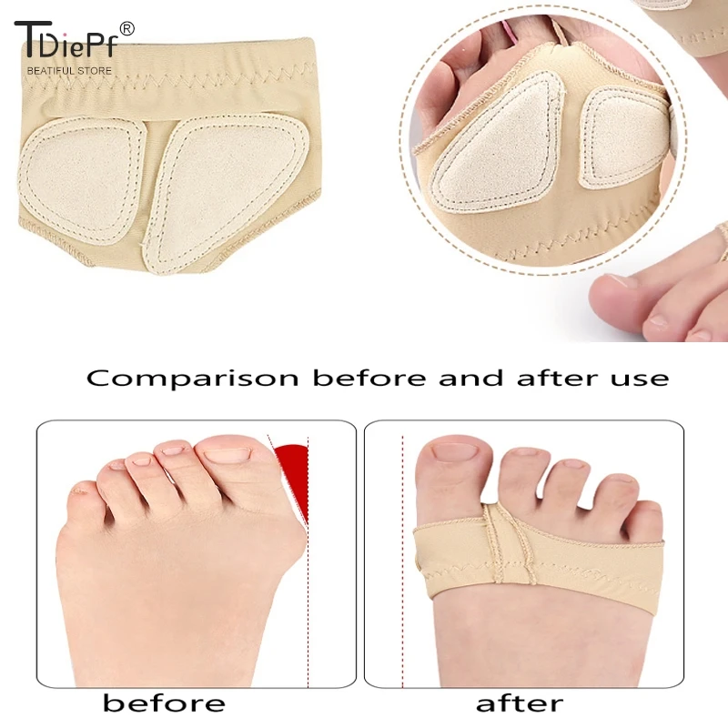 

1Pair Girls Women Belly Ballet Half Shoes Split Soft Sole Paw Dance Feet Protection Toe Pad Well Foot Care Tool Forefoot Cushion