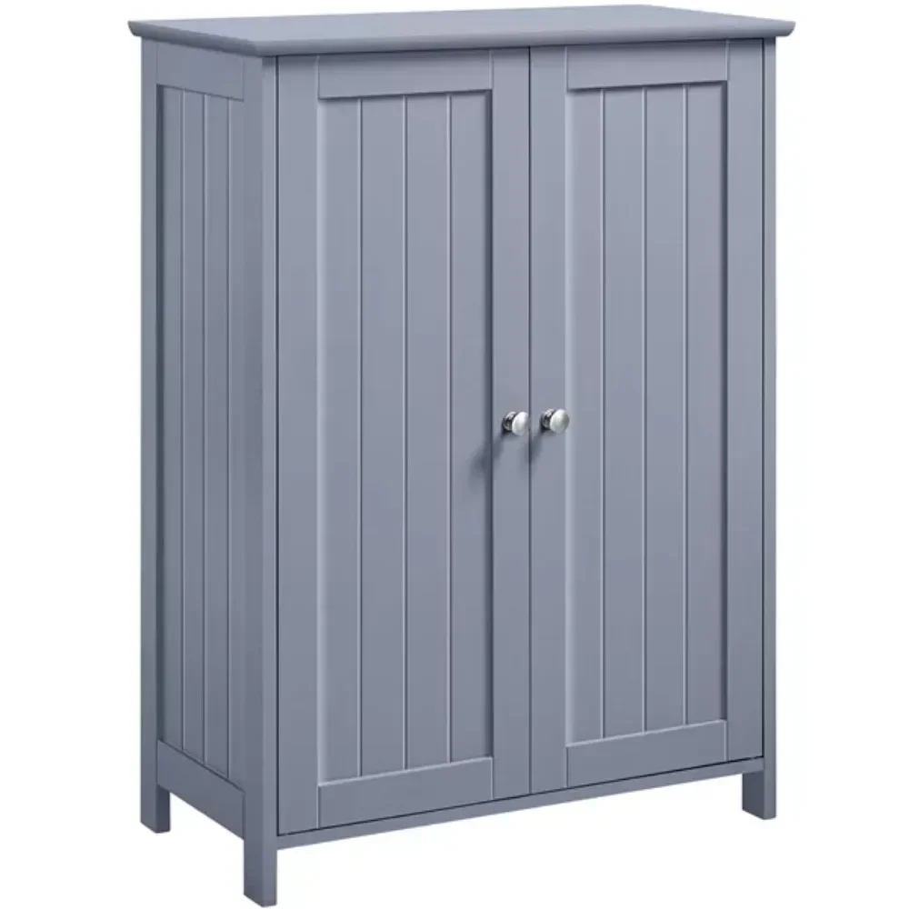 

Contemporary Storage Cabinet with 2 Doors and 2 Adjustable Shelves Green and Suitable for Long Gray