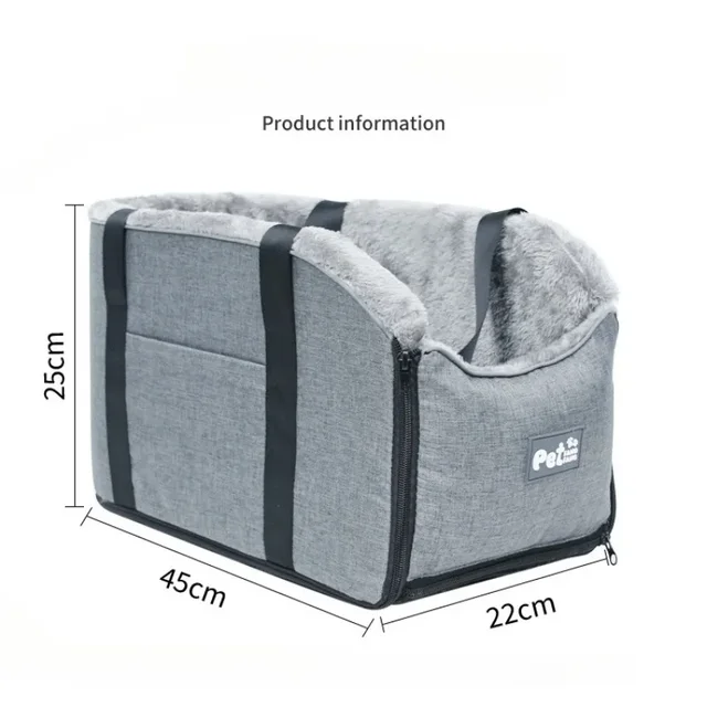 Portable Car Safety Pet Seat for Small Dogs Cat Travel Central Control Cat DogBed Transport Dog Carrier Protector Dog Bags 2