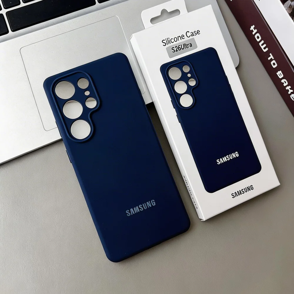Premium Liquid Silicone Protective Case with Box - High-Quality Cover