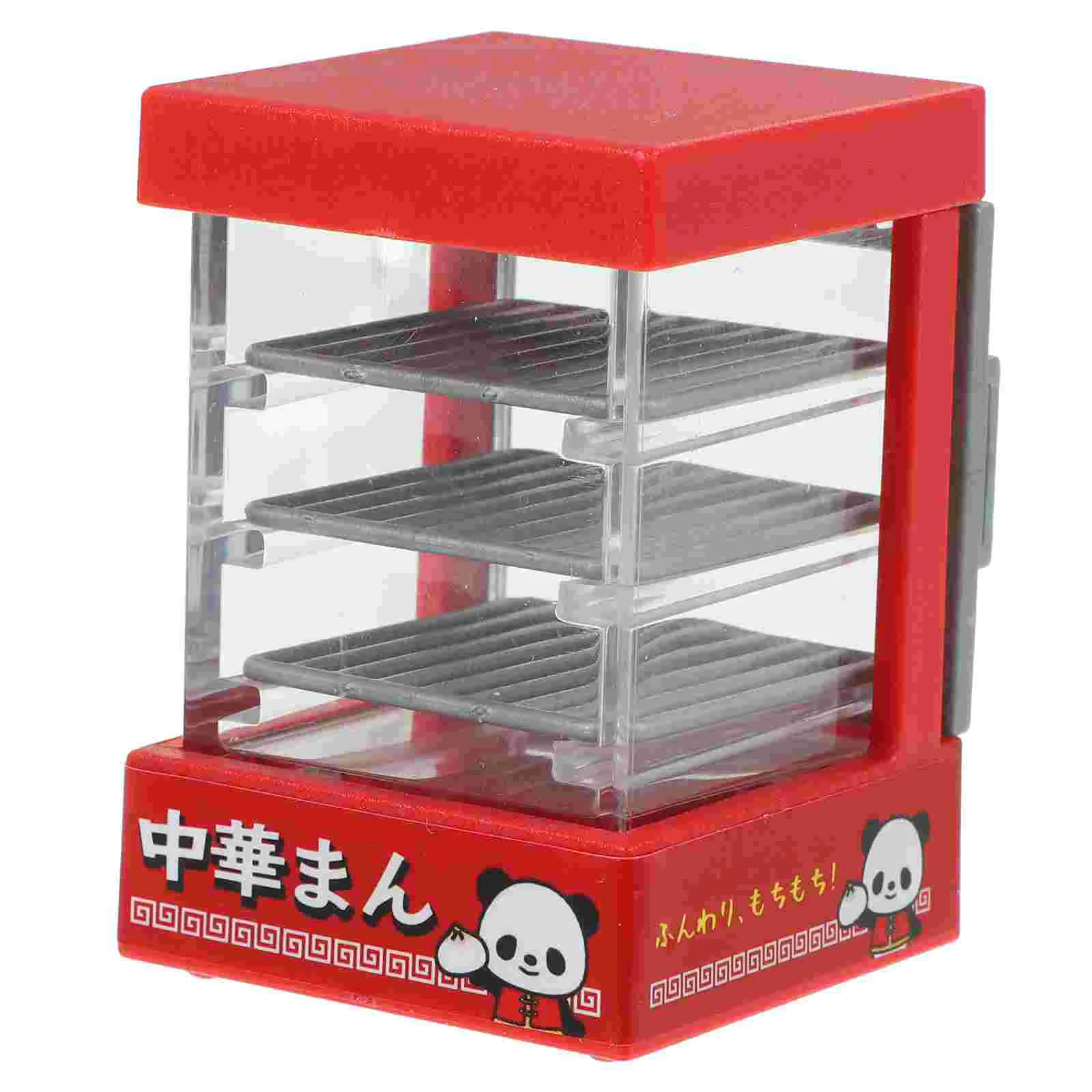 

Display Cabinet Mini Insulated Miniature Bread Tiny Kit Warmer House Decor Accessory Red