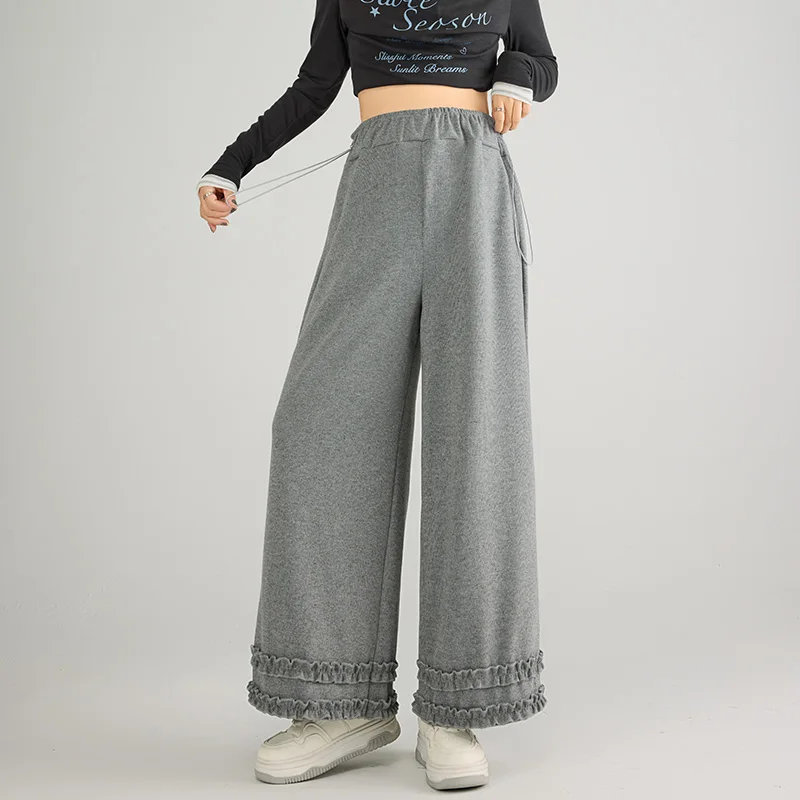 임산부 와이드 레그 팬츠 봄 여름 경량 태아 지지대 9포인트 외부 착용 임산부용 꽃무늬 팬츠