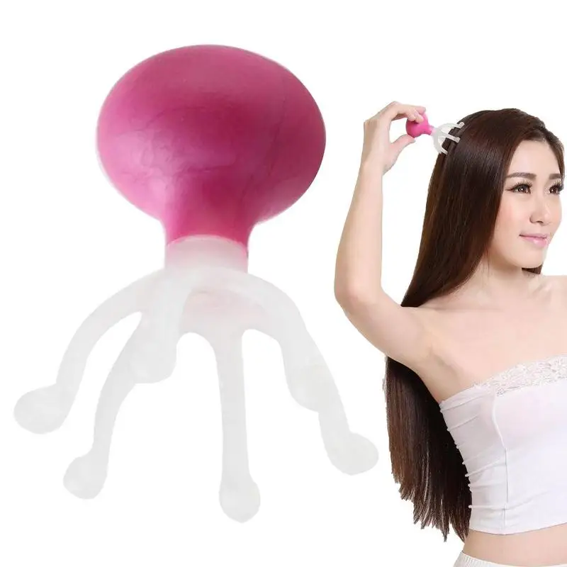 

6 Claw Scalp Massager Portable Handheld Relaxing Head Massager long lasting non deformable Manual Head Scratching Massager Tool