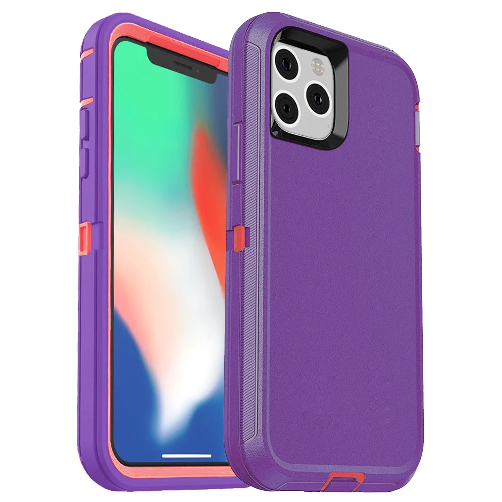 Triple Protection Shockproof & Heavy Duty Case with Belt Clip