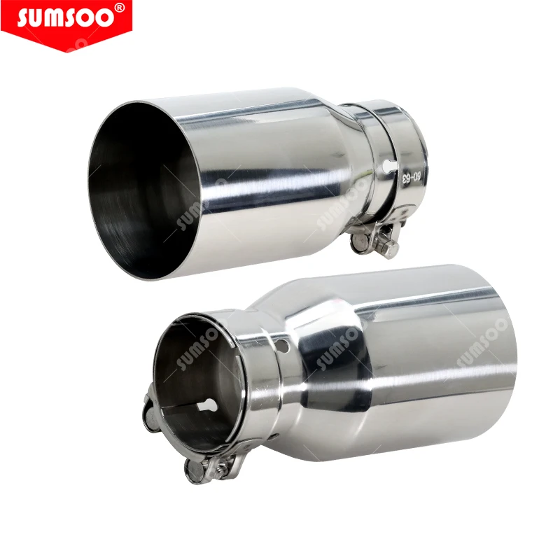 Exhaust Muffler Tail Pipe Stainless steel Universal Automobile exhaust pipe Muffler Car accessorie modification 1PCS exhaust muffler tip,exhaust pipe muffler