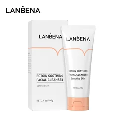 LANBENA Facial Cleanser Ectoin Anti Allergic Repair Soothe For Sensitive Skin Care Face Wash Foam Nourishing Moisturizing 100g