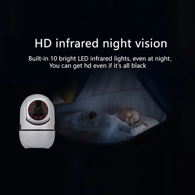 ICSEE APP 5MP PTZ Smart Home Surveillance Cameras IR Night Vision Security Two Way Audio Auto Tracking Wifi Camera_voghion.com