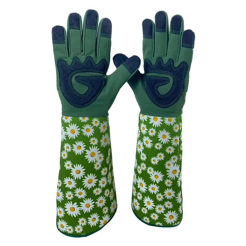 Neue lange Gartenhandschuhe für Damen, dornensichere Handschuhe, Gartenhandschuhe für Herren zum Rosenschneiden mit Touchscreen, atmungsaktive Arbeitshandschuhe_voghion.com