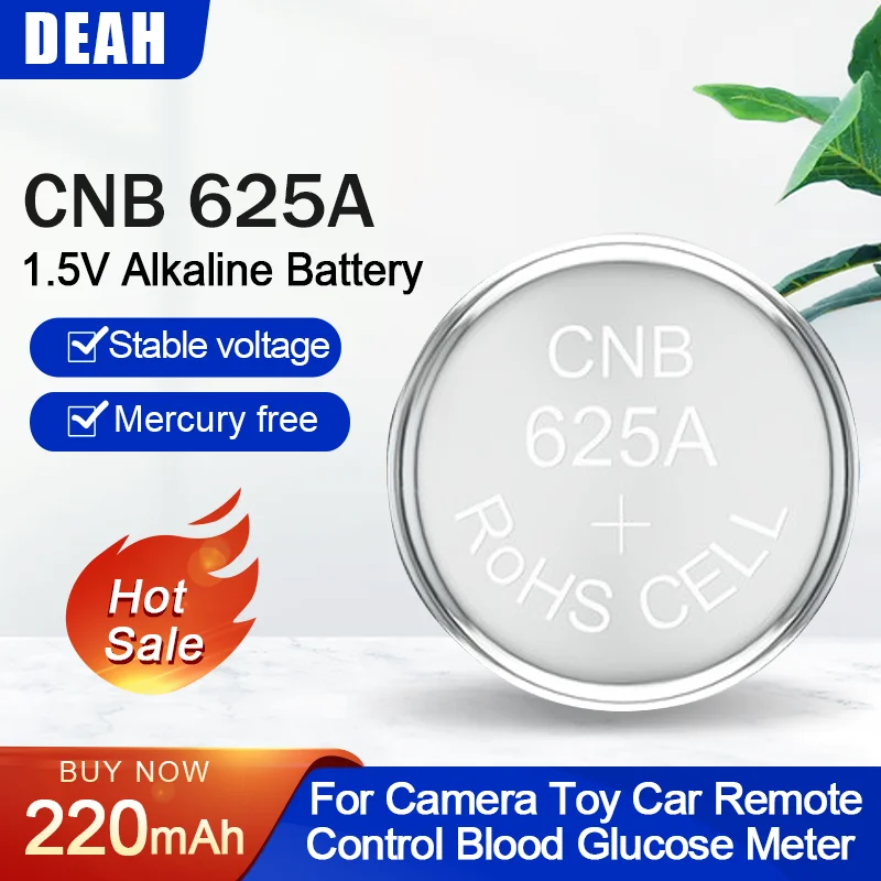 2-10PCS-CNB-625A-1-5V-Alkaline-Battery-Button-Coin-Cell-lr625-v625u ...