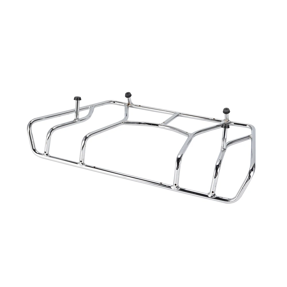 Chrome Motorcycle Rear Luggage Rack Tour Trunk Rack for 2010-2018 Can-Am Spyder RT SM6