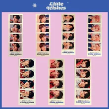 

7pcs/set KPOP Enhypen Little Wishes With 4 Square Grid Bookmark Small Card Random Card Peripheral New Korea Group Thank You Card
