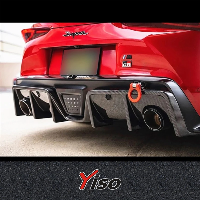 

FOR TOYOTA SUPRA A90 Modified Carbon fiber APR Rear Lip After Cornerite Aerodynamic kit Front Spoiler