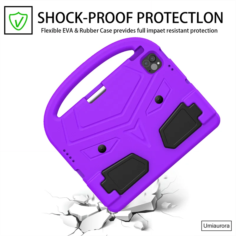 Enhanced Shockproof EVA Tablet Case Stand & Cover