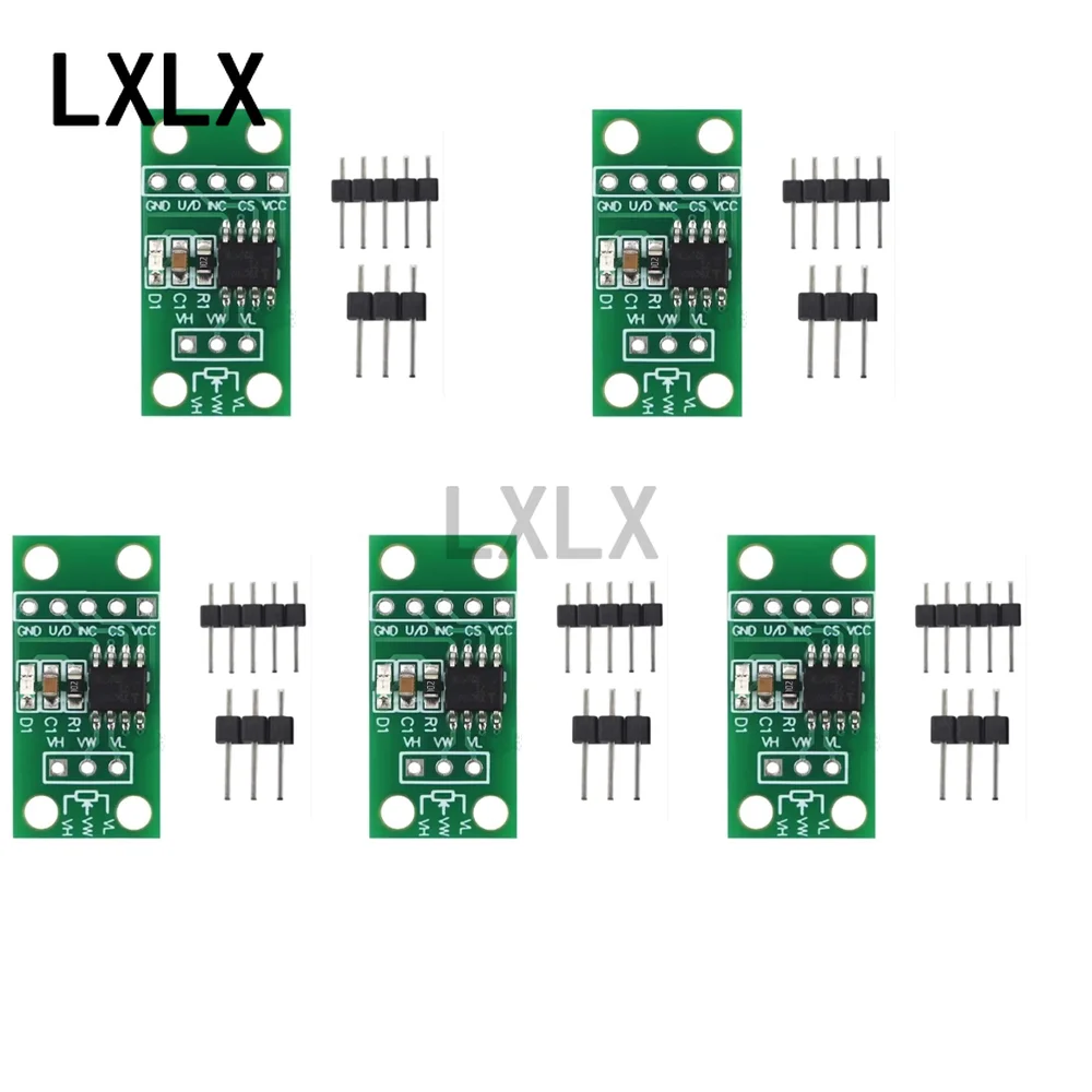 LXLX1 5 шт. Новый цифровой модуль потенциометра X9C103S/DC3V-5V 10K/слайдер 100 шагов