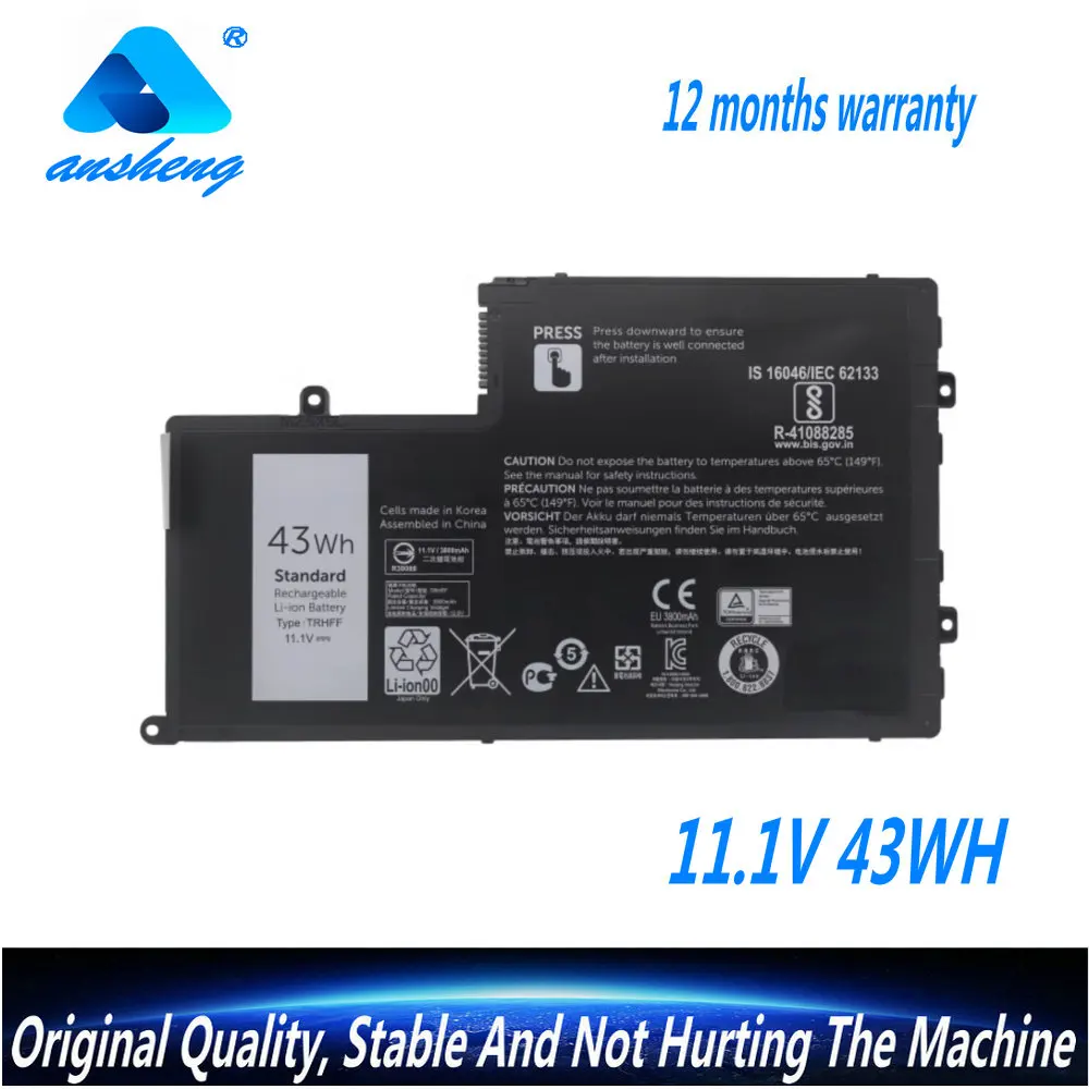 

NEW TRHFF Laptop Battery For Dell Inspiron 5547 5545 5548 5447 5445 5448 14-5447 15-5547 3450 3550 1V2F6 01V2F 11.1V 43WH