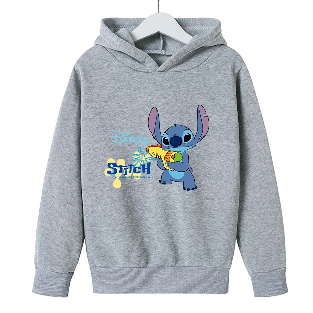 

Fashion NEW Children Hoodies Stitch Letter Kawaii Pullover Sweatshirt Anime Manga Cartoons Girls Boy Kids Casual Clothes wy010