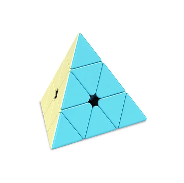 MoYu Macaroon 2x2 3x3 4x4 5x5 Pyraminxed Magic Cube Toy Set Cube Pack Macaroon Stickerless Neo Professional Puzzle Toy For Kids 6