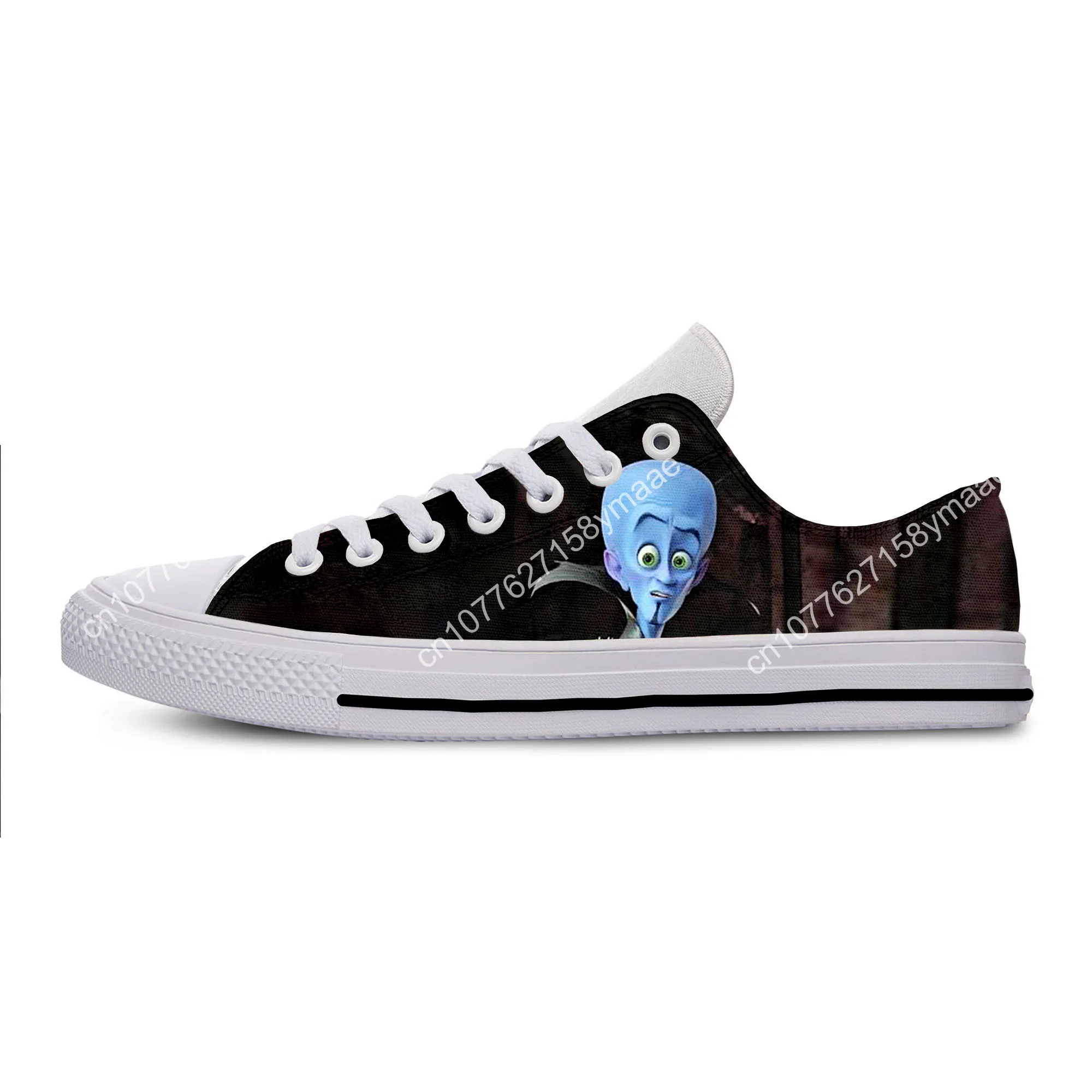 Hot Cool Summer Fashion Summer Sneakers Casual Shoes Cartoon Cute Funny Men Women Megamind Low Top Classic Board Shoes