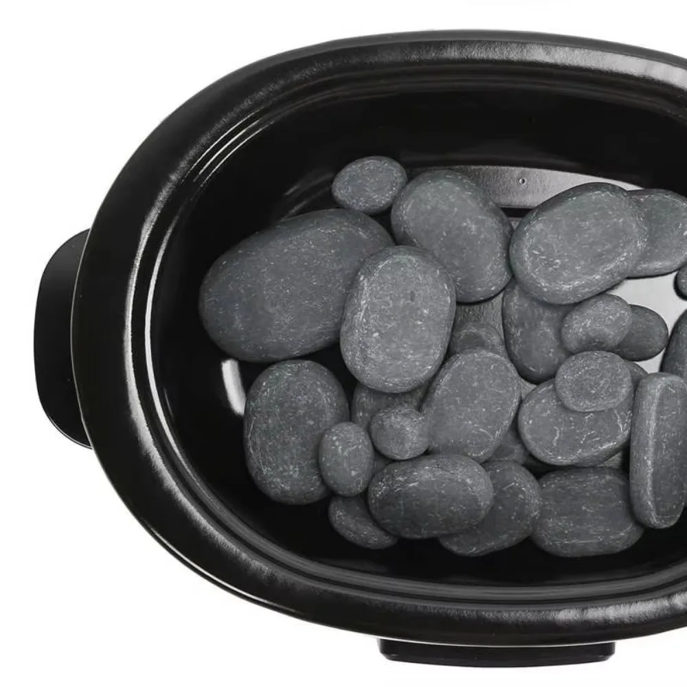 Removable Hot Stone Massage Set Heater Box Relieve Stress Back Pain Health Care Lava Basalt Round Massage StoneTool Massager New