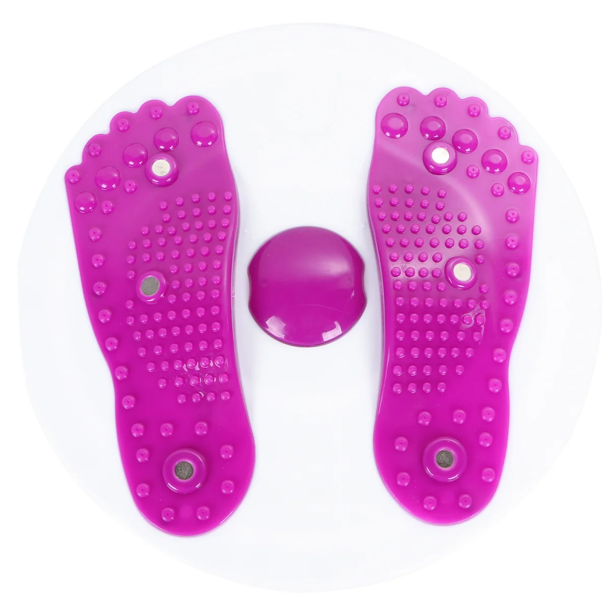 

Waist Disc Plate Household Body Twisting Magnet Rotating Board Exercise ( Purple )