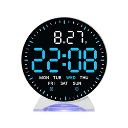 Multifunctional LED Digital Alarm Clock with Mood Light and Auto Dimming Features (WBL)