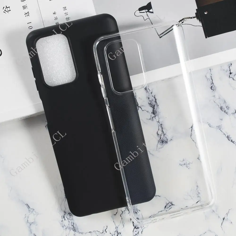 Durable Anti-Fall Soft Silicone TPU Back Cover - Slim Shockproof Design