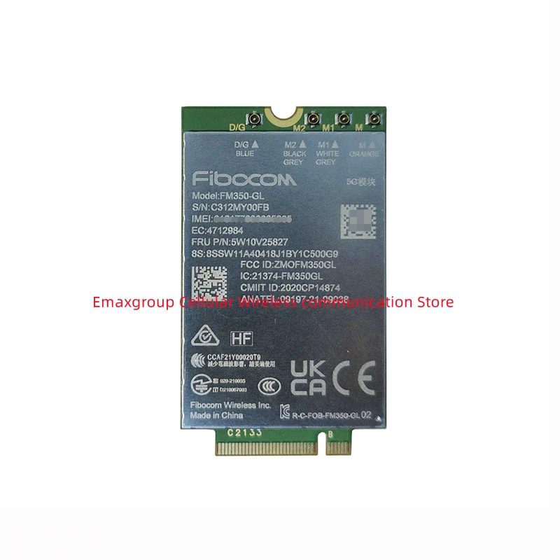 

Fibocom FM350-GL FRU 5W10V2582, 7 5G модуль для ноутбука Thinkpad X1 Extreme Gen5 X13 Gen3 X1 Carbon 10th X1 Yoga 7th T14s P1