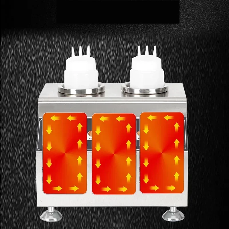 Desktop Double Head Round Juice Warmer Insulation Machine Steamer Electric  Automatic Fast Heating Stainless Steel 3