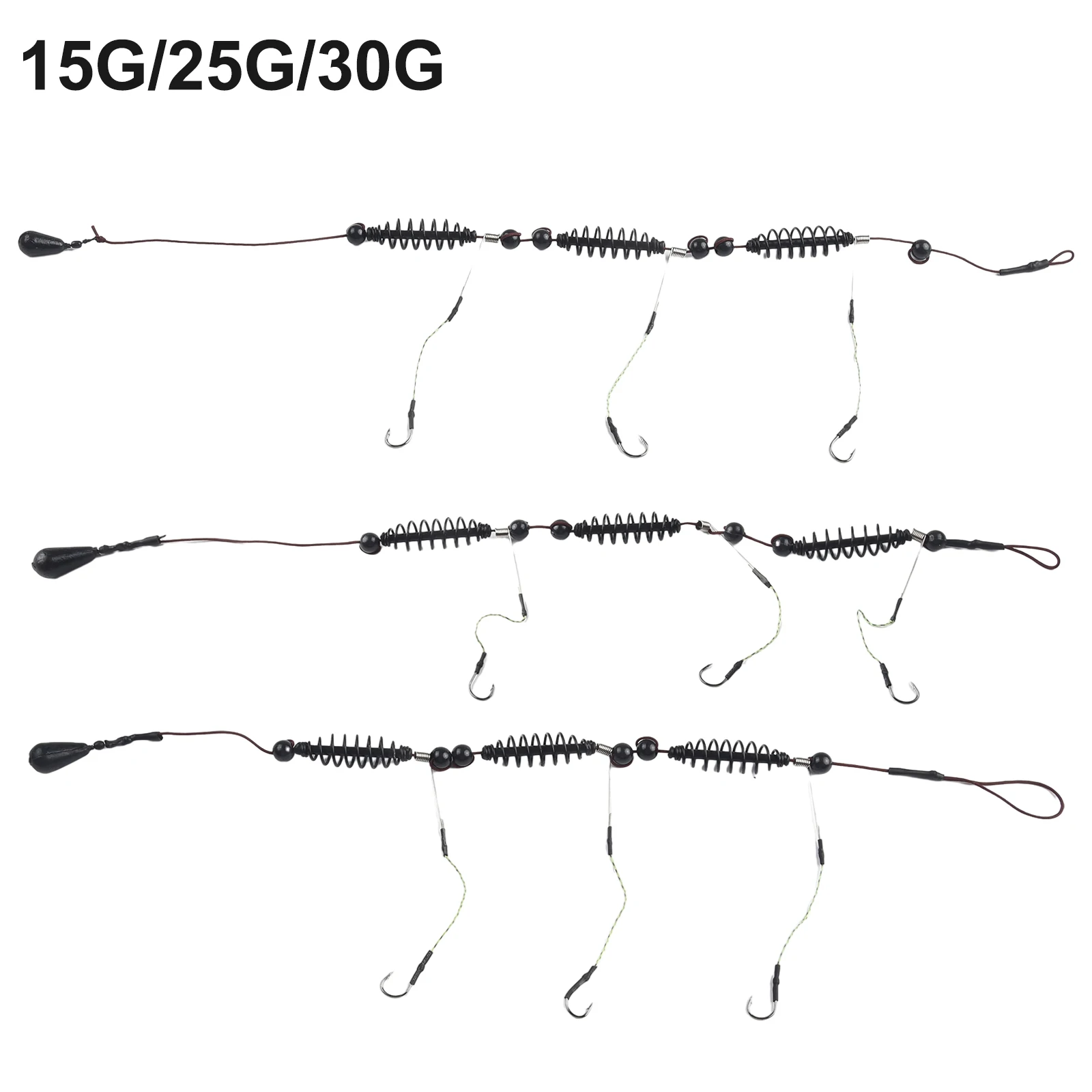 

Practical Useful Durable High Quality Bait Cage Set Tied Tackle Artificial Random Color Lead+High-carbon Steel