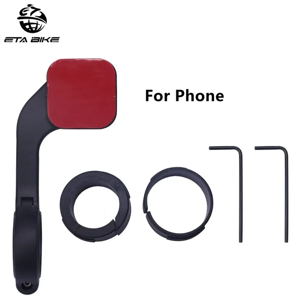 Supporto Per Computer Da Bici Nikou - Estensione In Lega Di Alluminio Per Contachilometri, Colore Nero - Foto 9