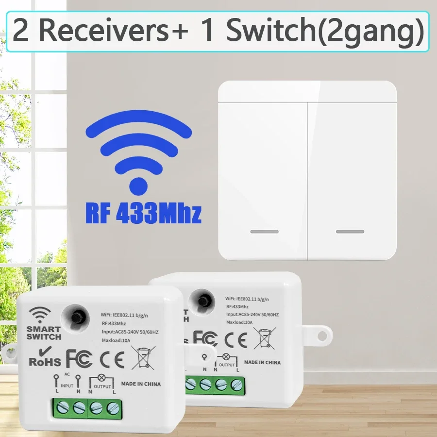 2 Receiver 1 Switch