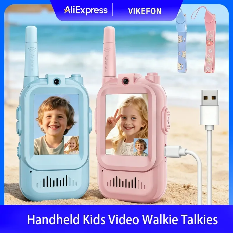 Kids Walkie Talkies Packs Long Range Two Way Radio with Clear Sound for Boys Girls Age 3-12 Outdoor Camping Hiking Adventure Toy - 2
