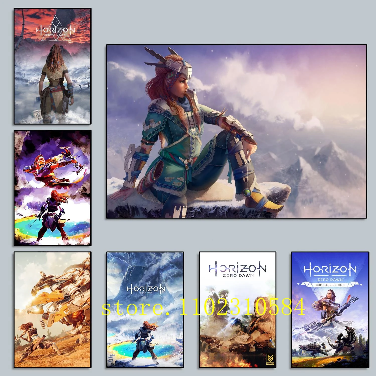 

Horizon _ Larded West Movie & Video Game Poster Wall Art Canvas Poster Decoration Art Poster Gift Modern Family bedroom Painting