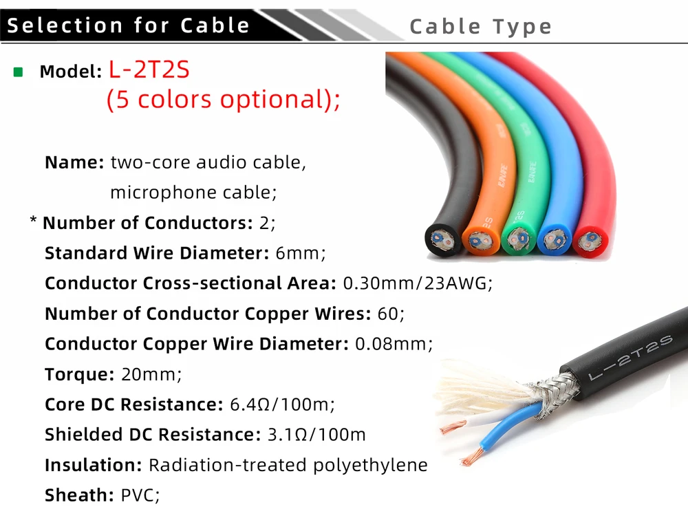 3-poliger XLR-Audio-Stecker/Buchse auf 6,35 mm TRS-Buchse, symmetrisches Kabel, Mikrofonleitung Canare L-2T2S-Draht NC3FXX auf 1/4 NP3X – Detail 3