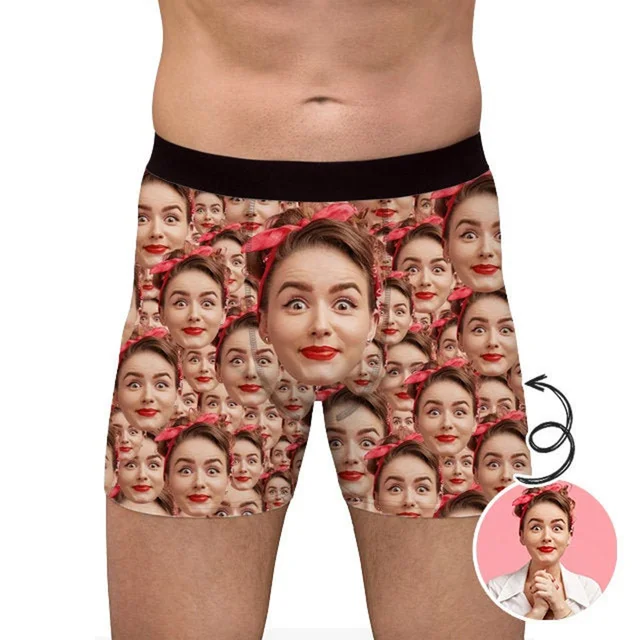 Personalized Face Photo Underwear - Custom Heart Boxer Briefs - Custom Men  Briefs - Gift For Husband - Anniversary Gift for Dad - AliExpress