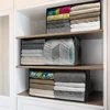 Large Capacity Clothes Storage Bag Non-Woven Foldable Quilt Storage Bag with Lids Zipper Wardrobe Clothing Organizer Sorting Box 4