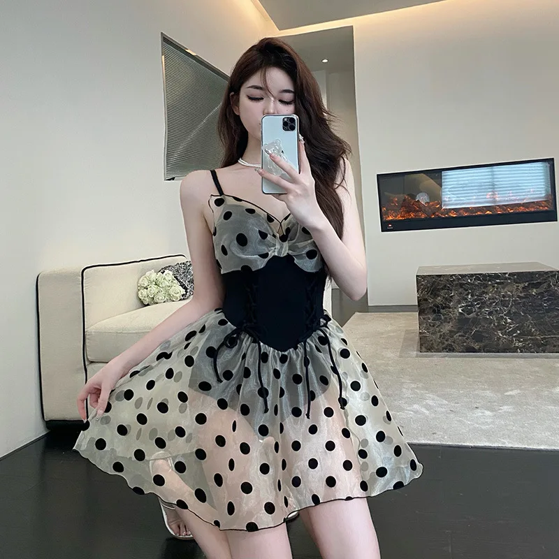 

Swimear Ladies Korean 2023 New Popular Swimsuit Sexy Female One-piece Pure Desire Cover Belly Hot Spring Backless Swimsuits