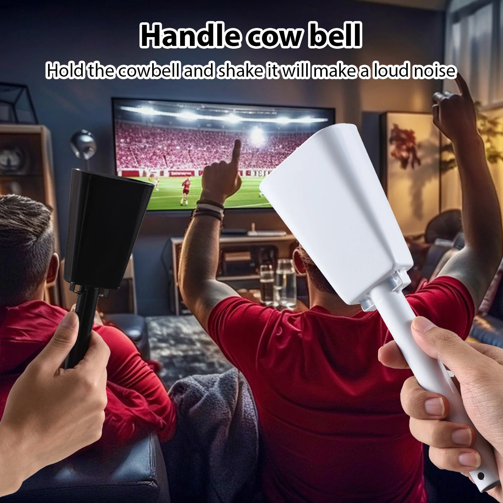 

10-inch long-handled cowbell ranch sports event competition party cheering cowbell cheering