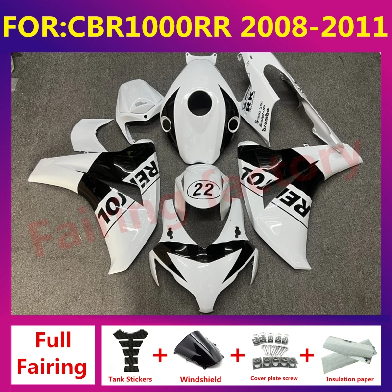 

Motorcycle ABS full Fairing Kit fit For CBR1000RR CBR 1000RR CBR1000 RR 2008 2009 2010 2011 Bodywork fairings kits set repsol