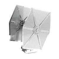 TIE FIGHTER 3D Metal Puzzle model kits DIY Laser Cut Puzzles Jigsaw Toy For Children 2