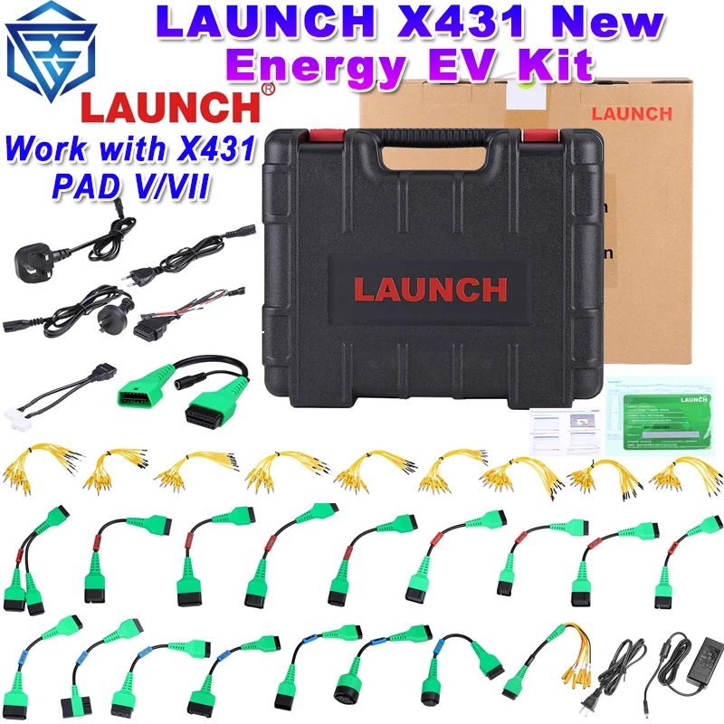 Launch X431 New Energy Ev Strumenti Diagnostici Per Auto Funzionano Con X431 Pad V / Pad Vii