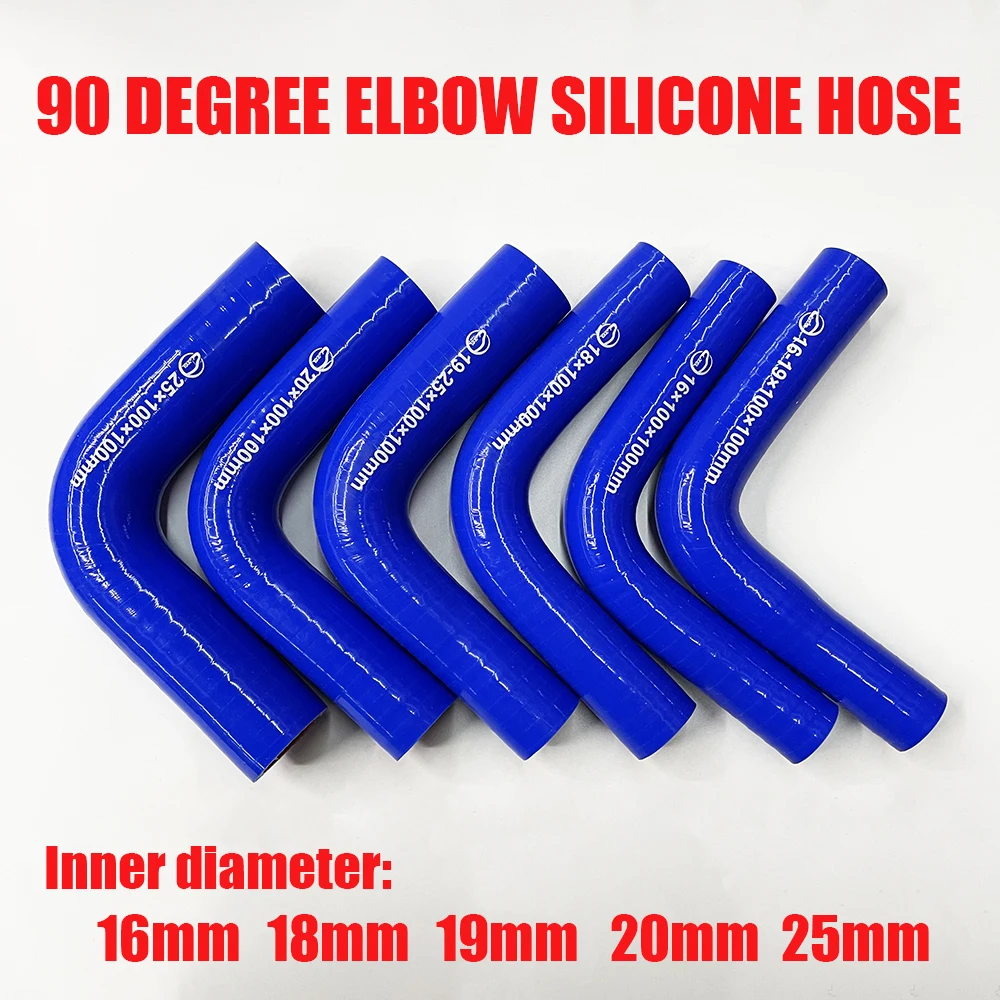 90 Degrees Reducer Silicone Elbow Hose Silicone Flexible Hose Water Radiator Tube Bend Tube Car Intercooler Turbo Intake Pipe car hose connector