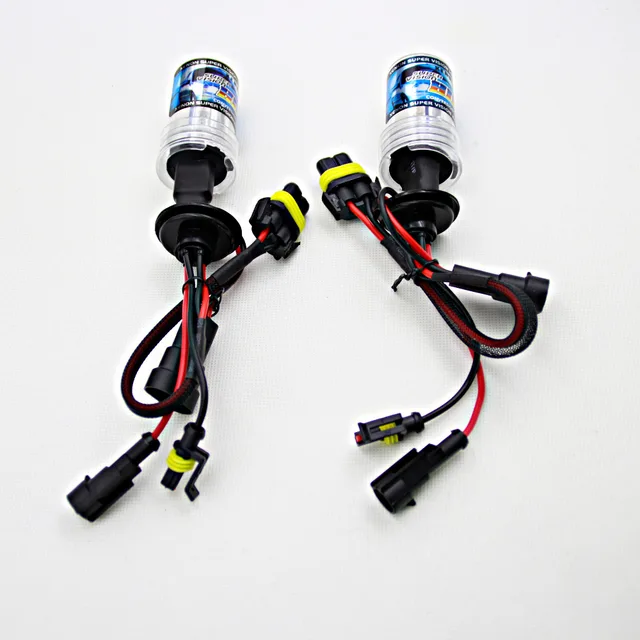 2 шт. 35 Вт HID ксеноновые лампы 6000K HID ксеноновые лампы для фар 20000LM H4 H3 H1 H11 H7 9006 HB4 9005 HB3 12 В автомобильные фары 2